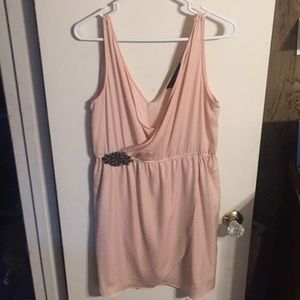 Zara Trafaluc blush pink dress